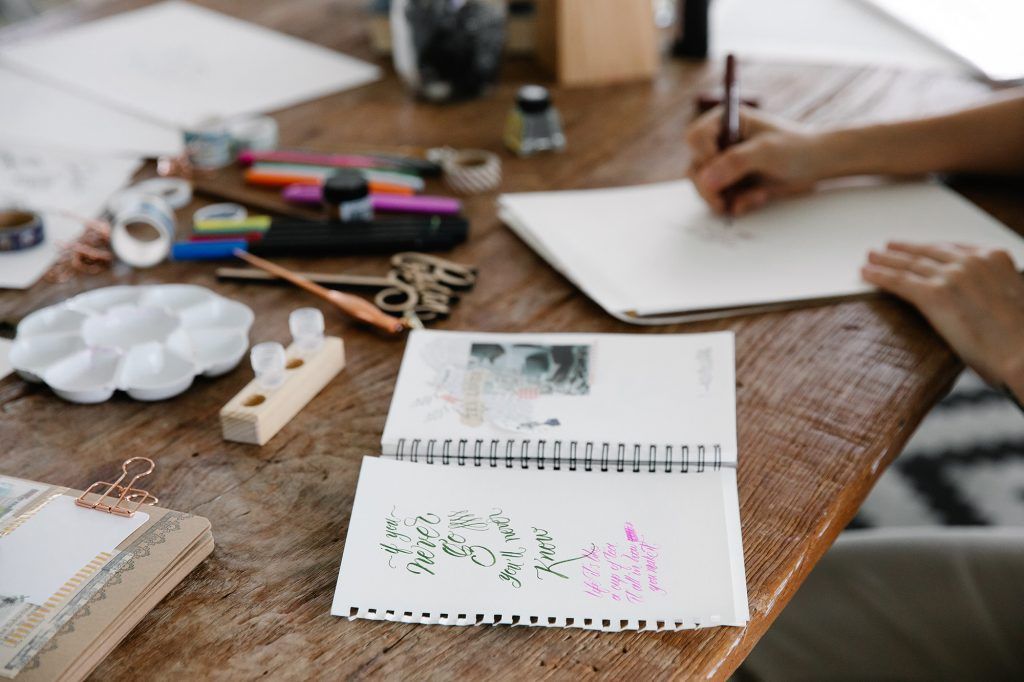 1 to 1 - sesiones de acompañamiento en la creación de proyectos artísticos con Tam Castrillejo de Mis diarios creativos.